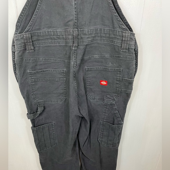 Vintage Dickies Cotton Bib Overalls Double Knee Sz 32 - Picture 7 of 7